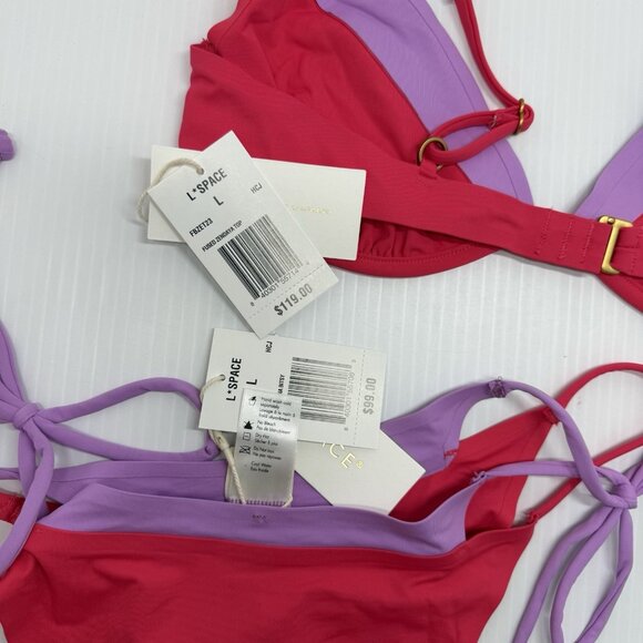 L*Space Pink and Purple Bikini - Picture 9 of 10
